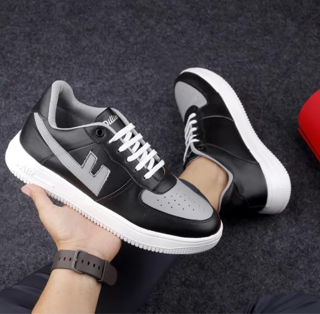 Branded black Sneakers For Men  (Black)