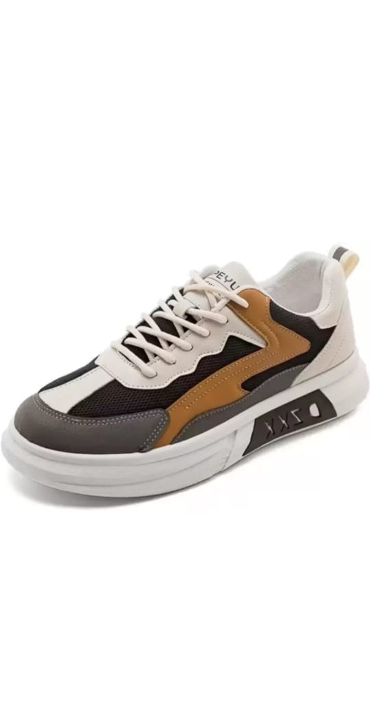 Men Sneakers For Men  (Brown)